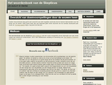 Tablet Screenshot of nederlands.skepdic.com
